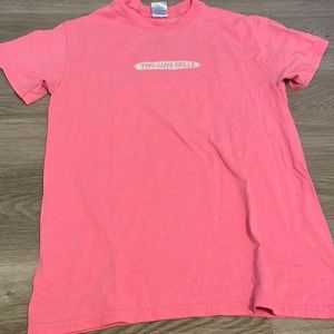 hot pink local two guys shirt